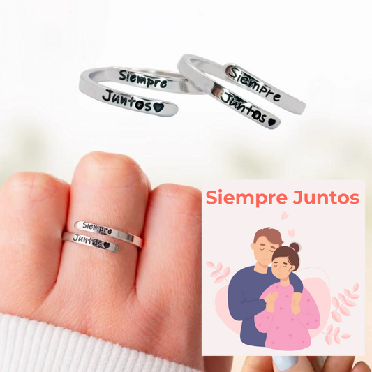 ANILLO “SIEMPRE JUNTOS” (2X1) + TARJETA DE REGALO