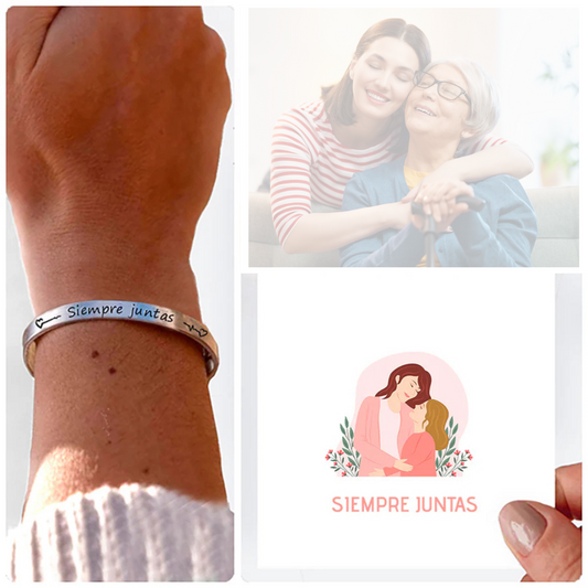 PULSERA “SIEMPRE JUNTAS” (2X1) + TARJETA DE REGALO